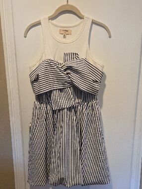 Anthropologie Porridge Sleeveless Twofer Bubble Mini Dress S NWT